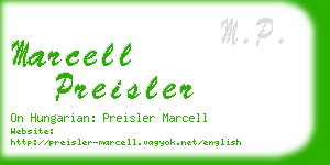 marcell preisler business card